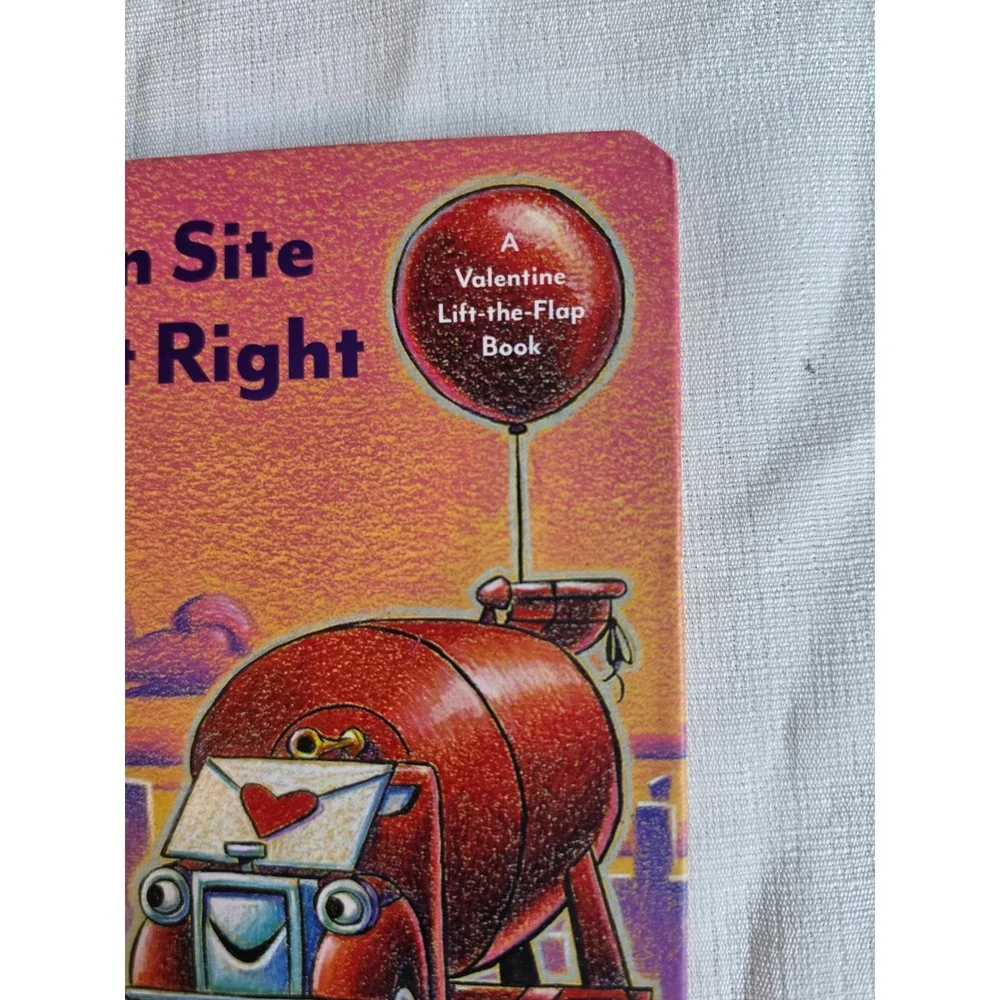 Construction Site You're Just Right Valentine Lift-the-Flap Book Rinker Ford